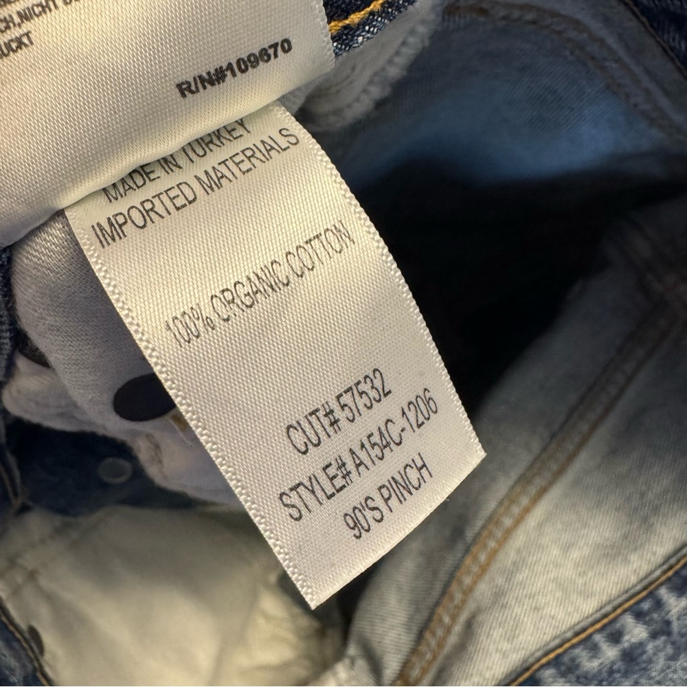 AGOLDE 90s Pinch Waist Jeans in Backdrop - Women’s 26 - Picture 8 of 11